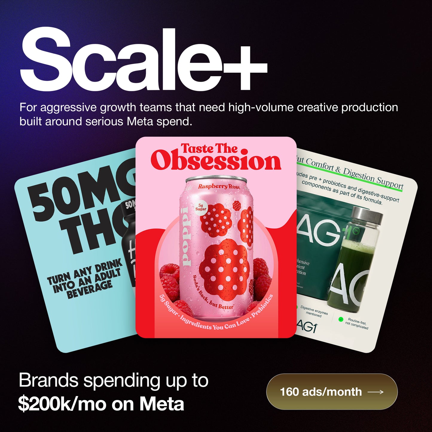 Scale+ | 160 Ads Per Month