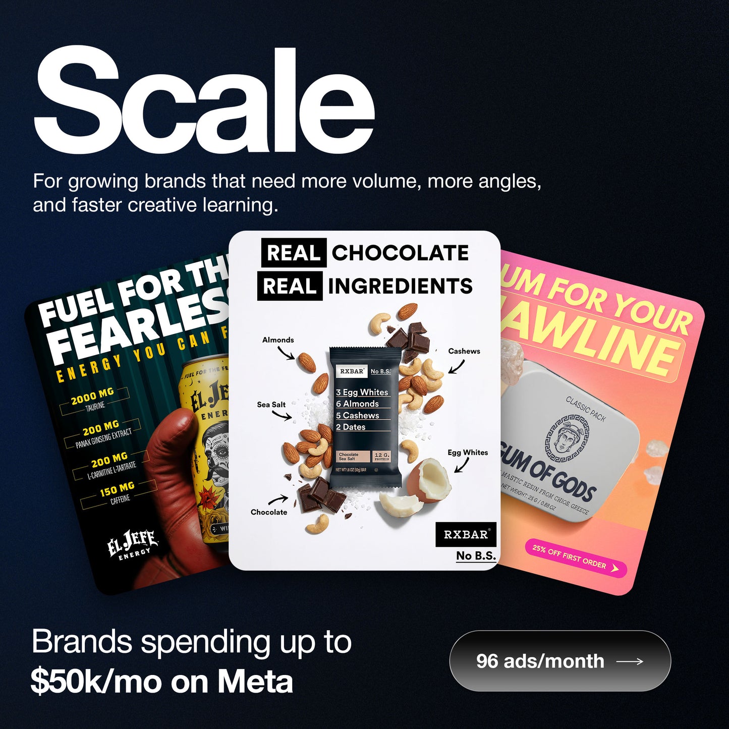 Scale | 96 Ads Per Month
